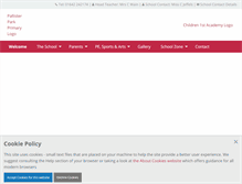 Tablet Screenshot of pallisterparkprimary.co.uk